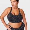 SWEATY BETTY Underwear | Power Medium Support Sports Br Sb8993D Black-Reflective-Leo