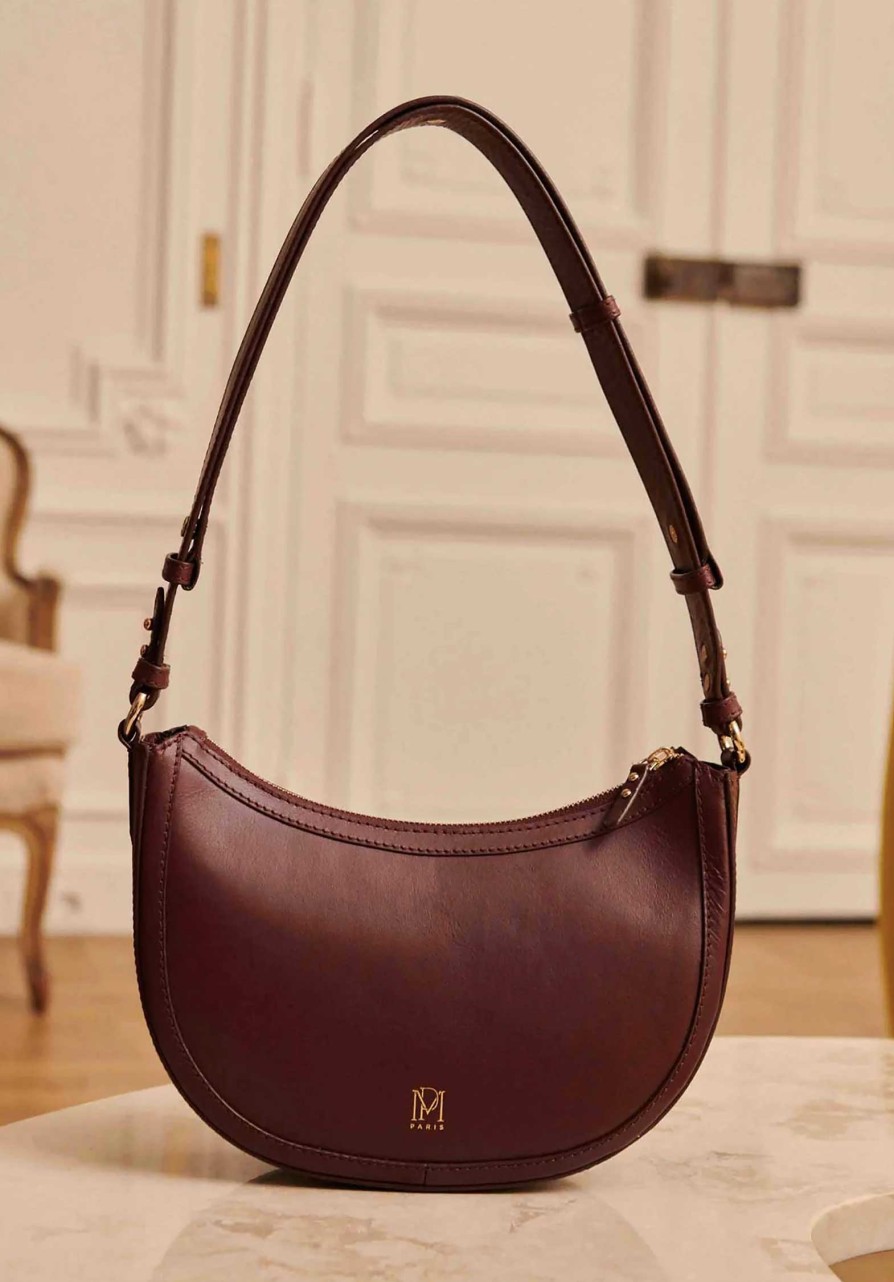 PETITE MENDIGOTE All Bags | Shoulder Bag Saula Cuir Bordeaux