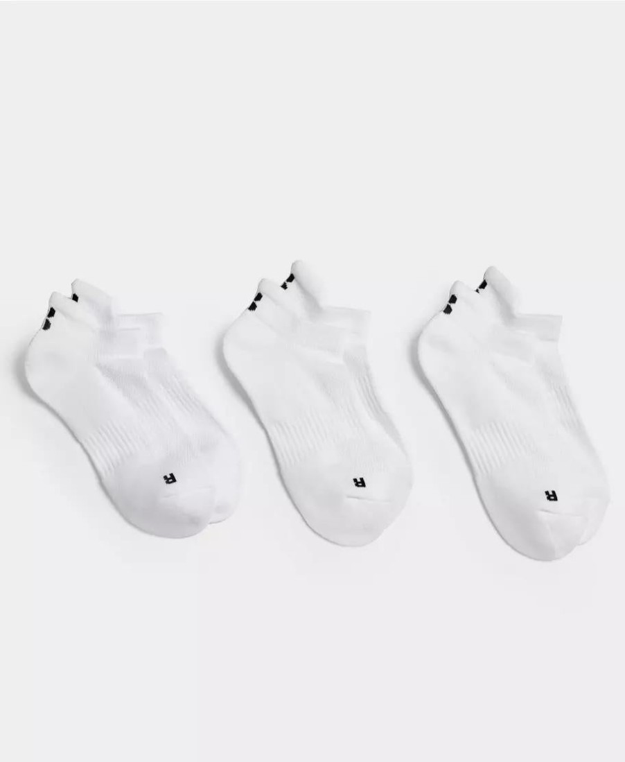 SWEATY BETTY All Shoes & Socks | Workout Trainer Socks 3 Pack Sb8984 White-A