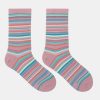 PLAYFUL SOCKS All Shoes & Socks | Socks Tripe Heritage Multi S Pink