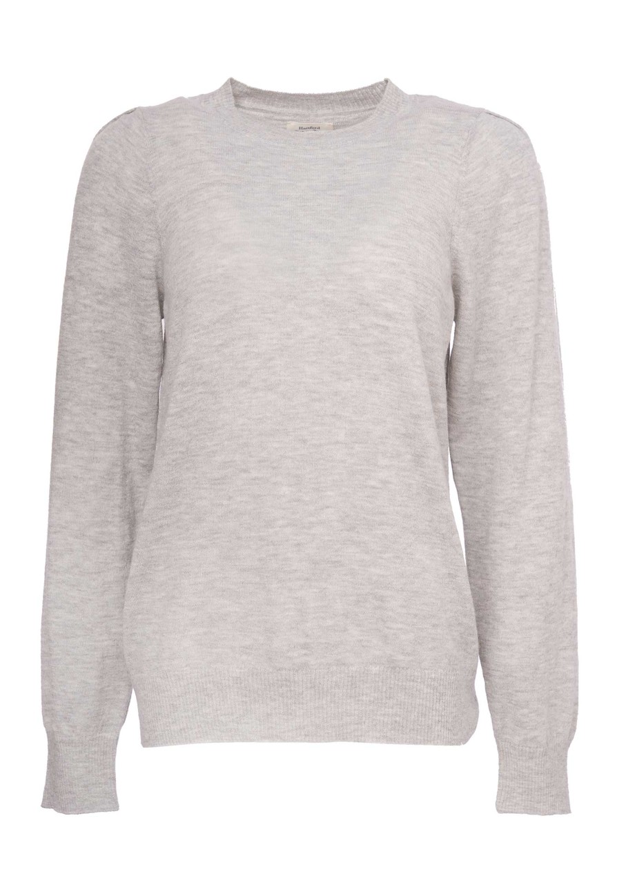 HARTFORD Sweaters & Cardigans | Pullover Malorine Bam Malorine Bamv518 01-Heather-Grey