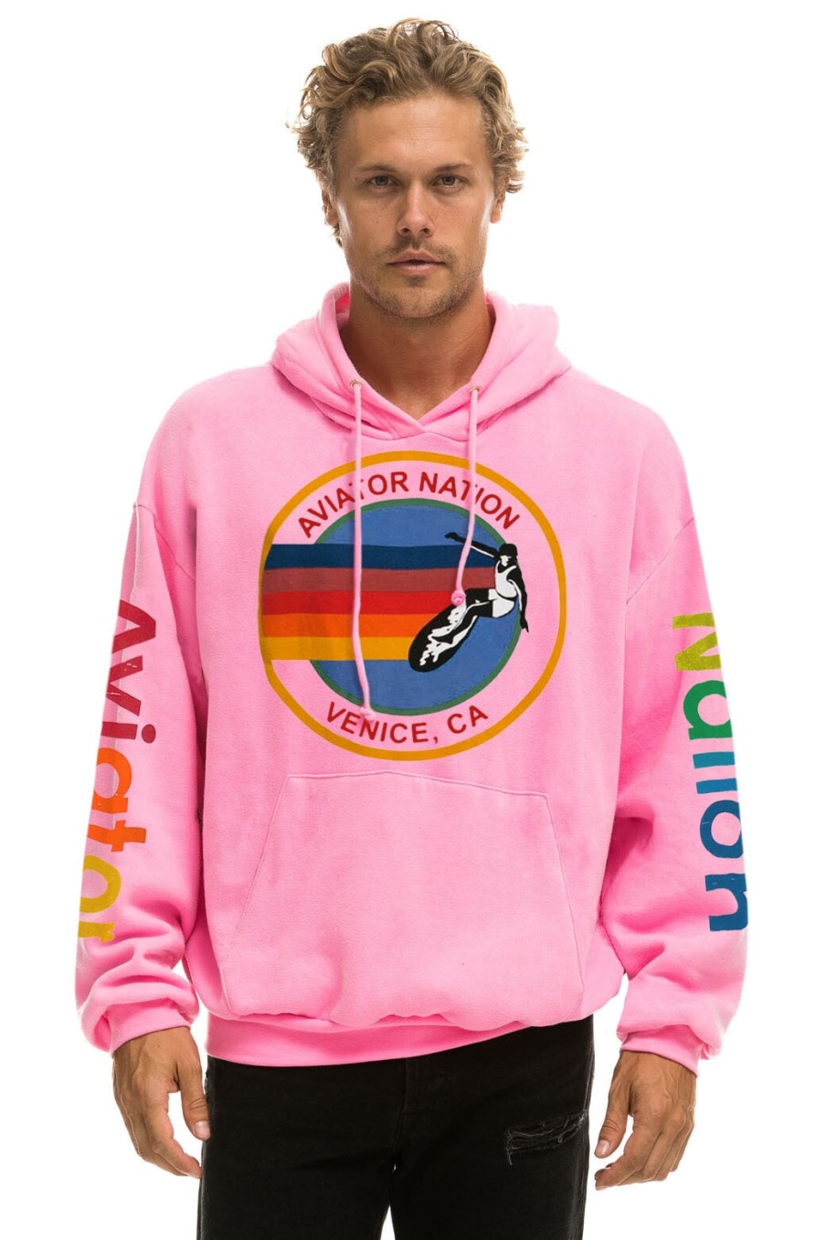 AVIATOR NATION Tops & Shirts | Hoodie Aviator Natio Hdprxan Neon-Pink