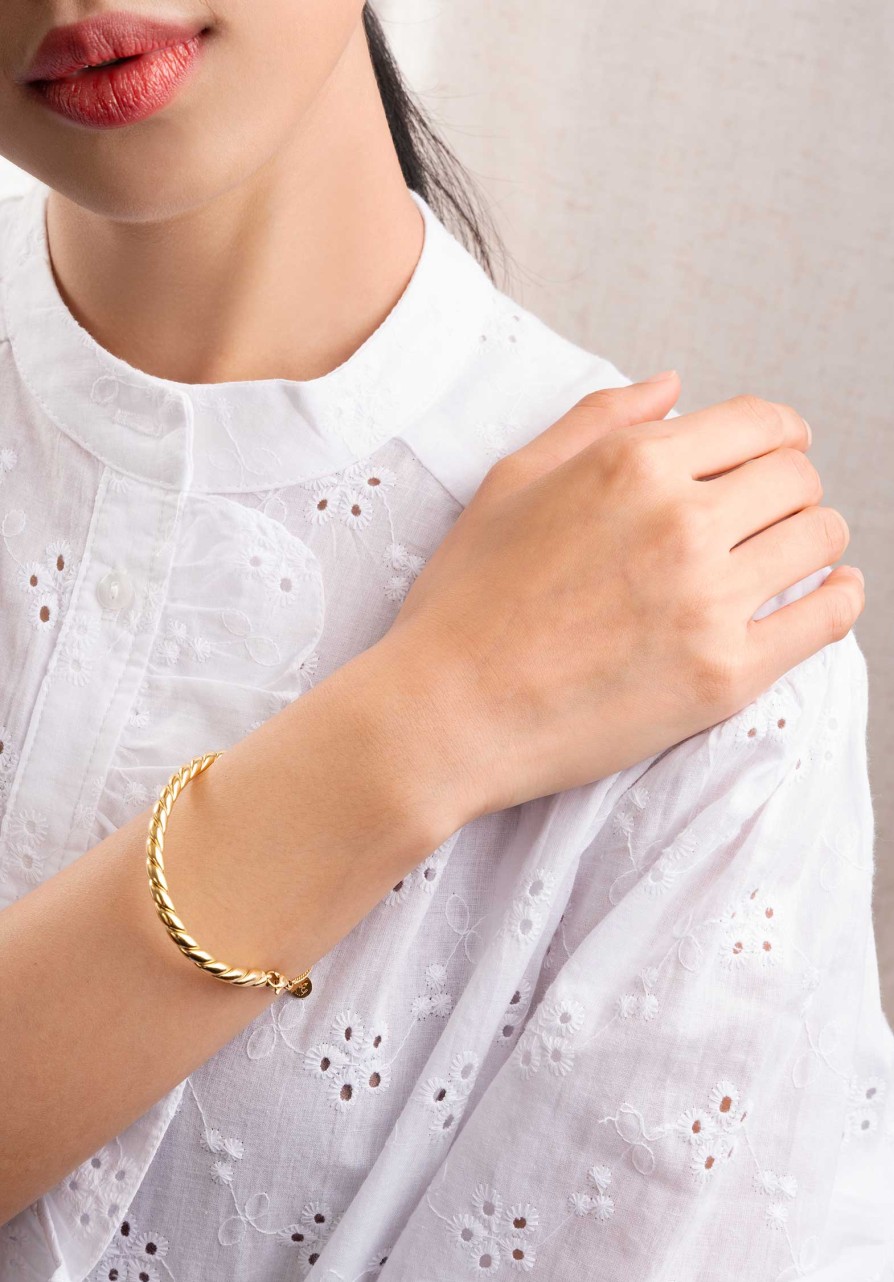 LES CLEIAS All Jewelry | Bracelet Twist Bracelet Gold