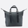 THYRS All Bags | Tote Bag Double Twill Xl Charbon-Ardent