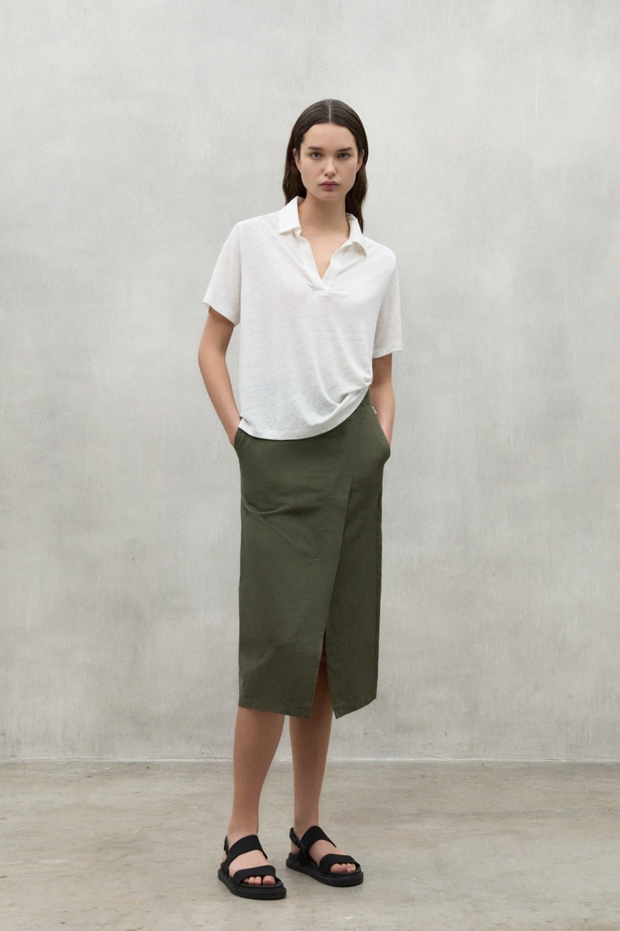 ECOALF Skirts | Skirt Mcwgaskshiro0158S Shiroalf Skirt Khaki