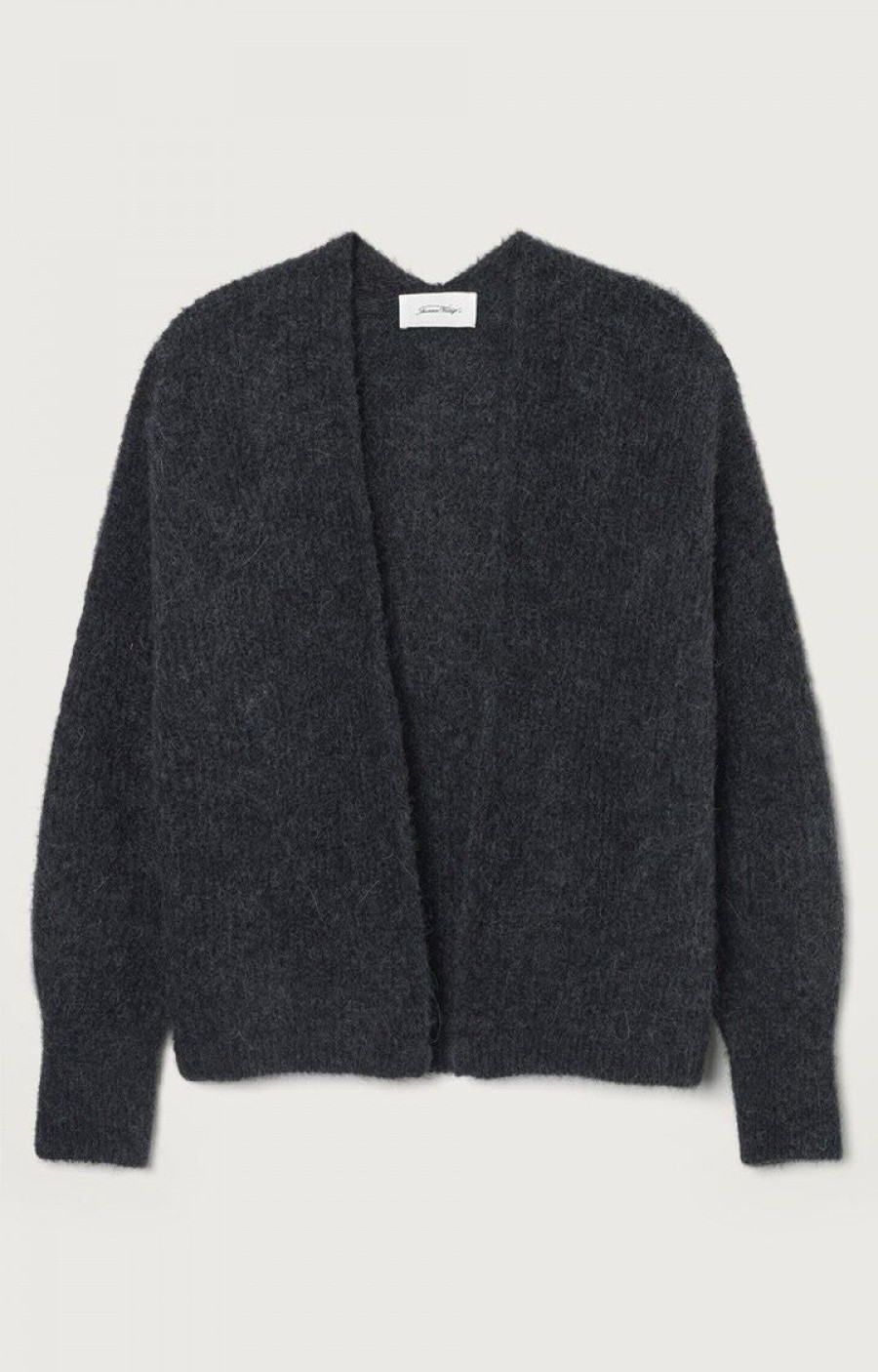 AMERICAN VINTAGE Sweaters & Cardigans | Cardigan East19A Charcoal-Me