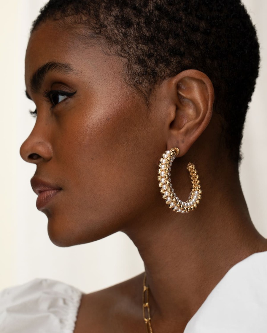 SORU All Jewelry | Earring Alessia Hoop Ear Gold