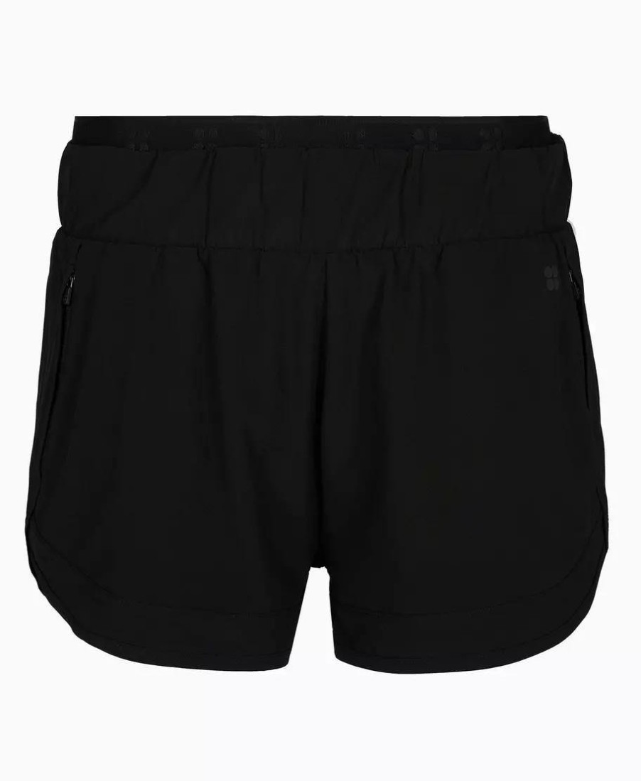 SWEATY BETTY Pants & Shorts | On Your Marks 4Oco Running Sho Sb6294 Black