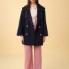 MANOUSH Coats | Coat E24Naca Navy