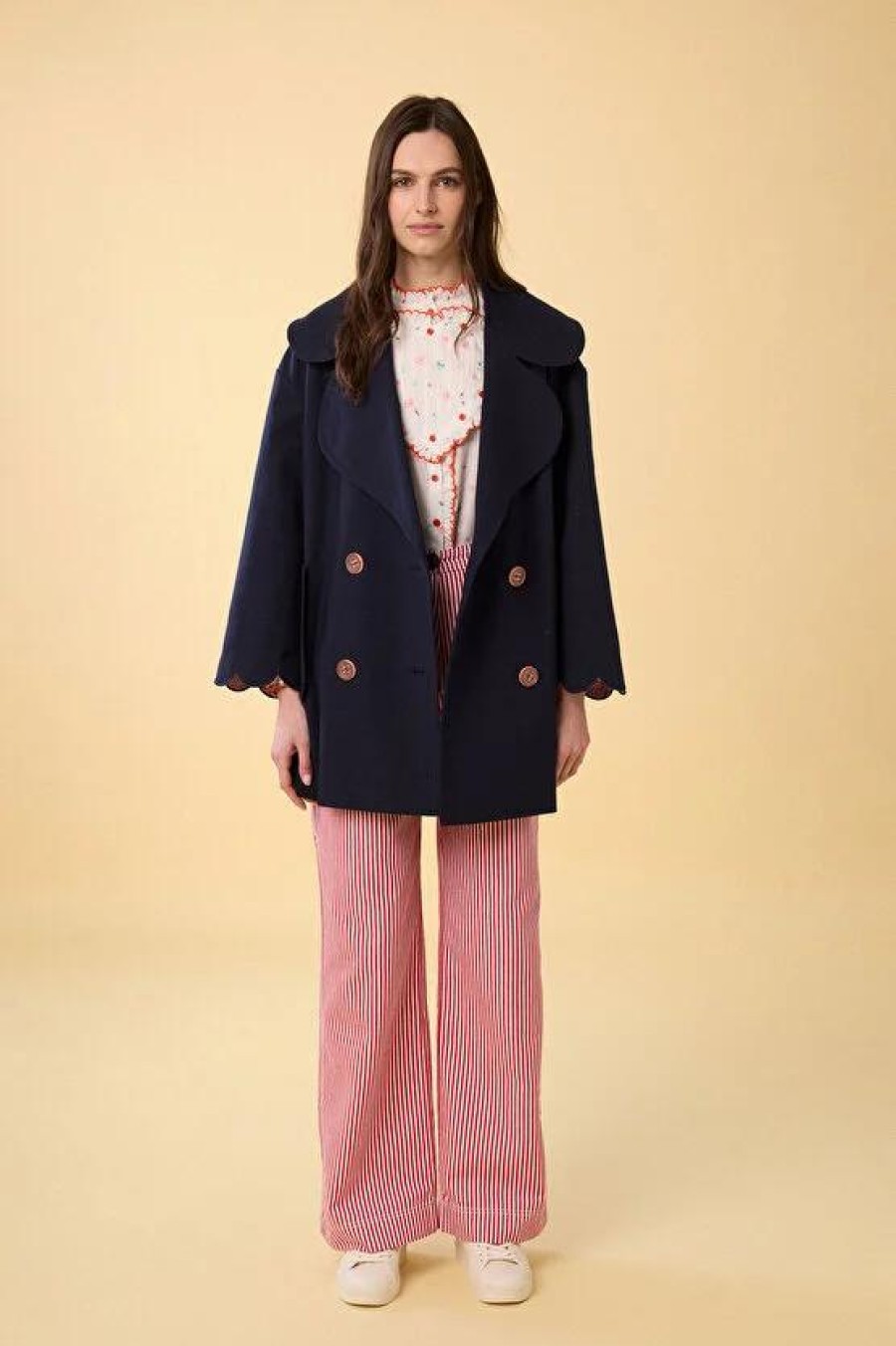 MANOUSH Coats | Coat E24Naca Navy