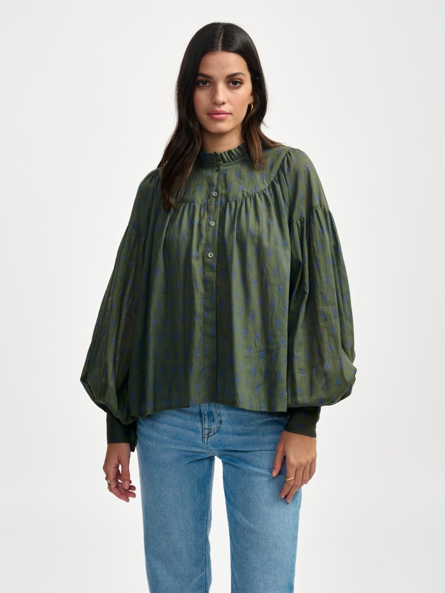 BELLEROSE Tops & Shirts | Blouse Diana R0885 Olive-Night