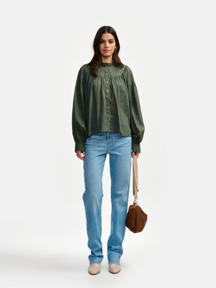 BELLEROSE Tops & Shirts | Blouse Diana R0885 Olive-Night