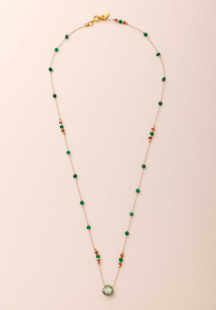 UNE A UNE All Jewelry | Necklace 1Clpm Malachite