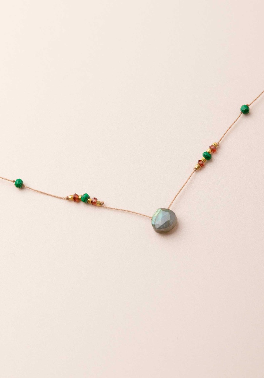 UNE A UNE All Jewelry | Necklace 1Clpm Malachite