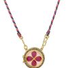 CAROLINE DE BENOIST All Jewelry | Necklace Makwishlovtu Piece Of Love Light-Pink-Hot-Pink