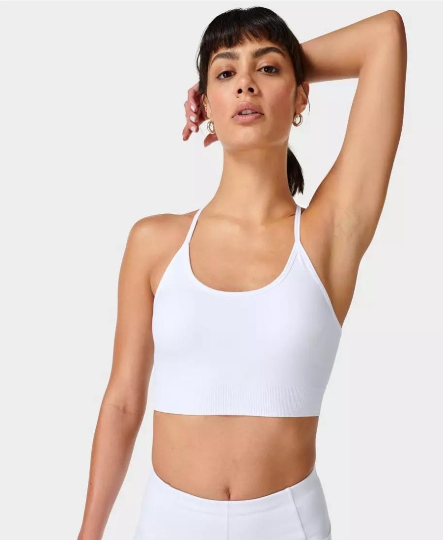 SWEATY BETTY Underwear | Tranquil Seamless Yoga Bra Sb7397 White