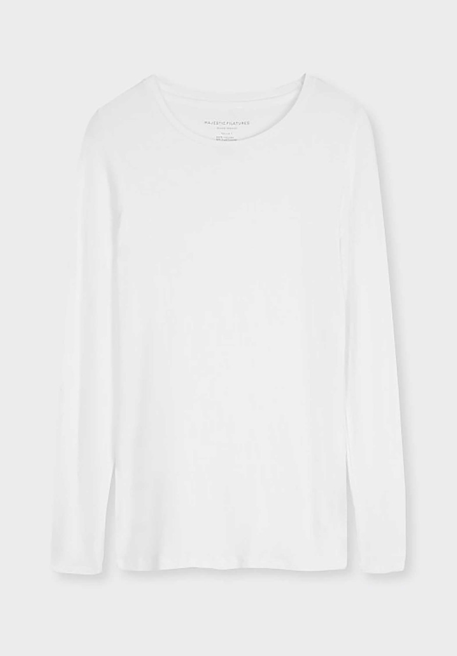 MAJESTIC Tops & Shirts | Tshirt 005-Fts008 Blanc-Lait