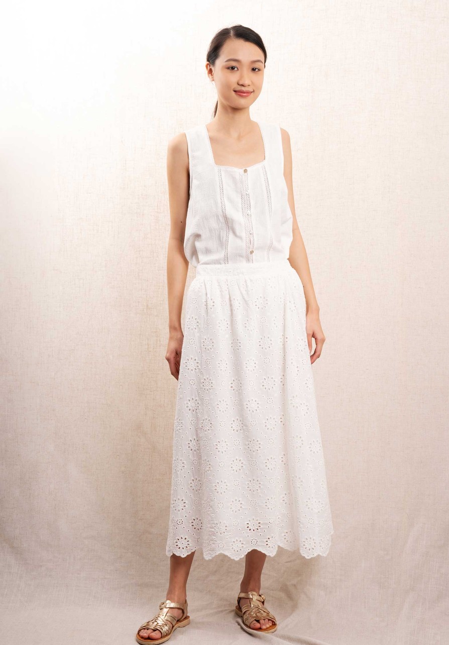 GARANCE Skirts | Skirt Sun Skirt White