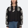 SEA NY Tops & Shirts | Blouse Cordera Embroide Rs24-097 Black