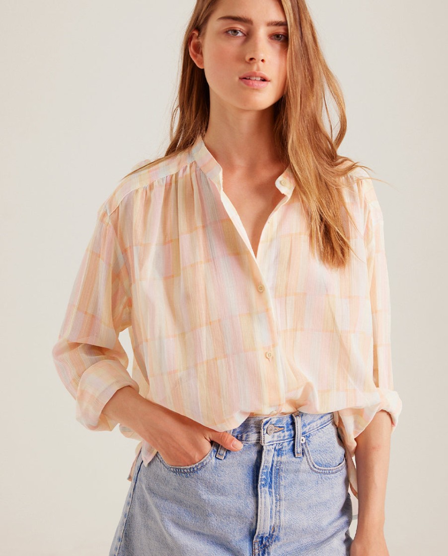 SACRECOEUR Tops & Shirts | Blouse Ella Lazuli Multico