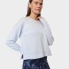 SWEATY BETTY Sweaters & Cardigans | After Class Crop Sweatshirt Sb5622C Salt-Blue