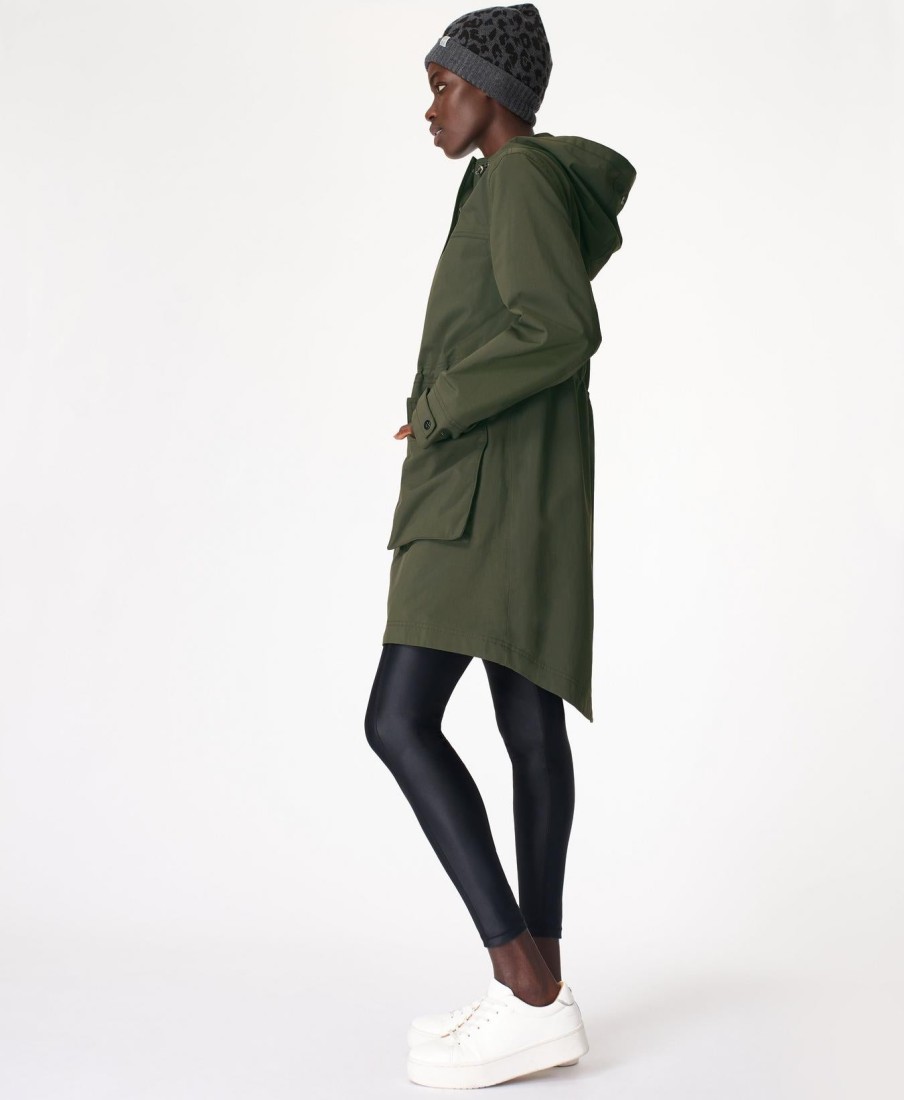 SWEATY BETTY Coats | Stride Waterproof Parka Sb4932 Dark-Forest-Green