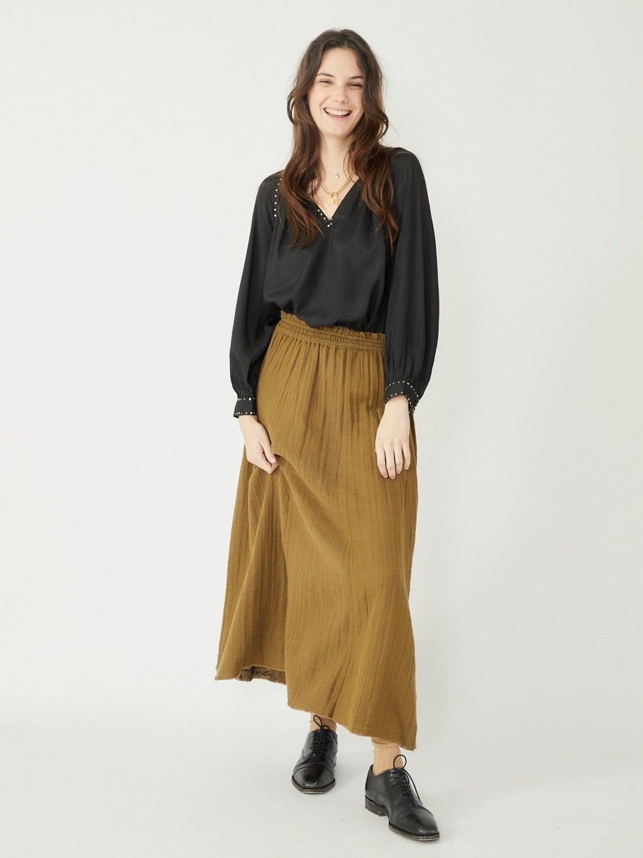 SWILDENS Skirts | Reversible Skirt Jh23012 Desir Kaki