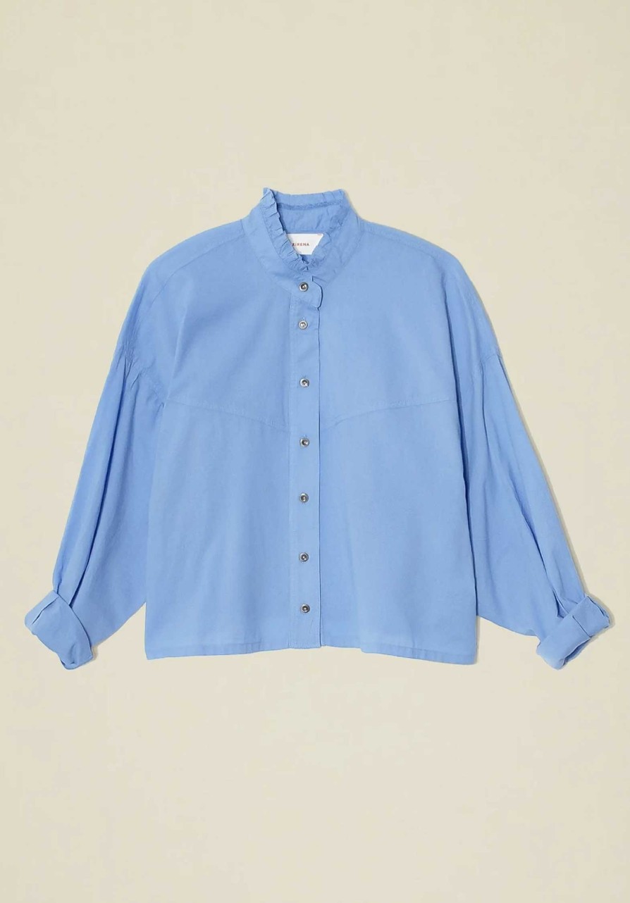 XIRENA Tops & Shirts | Blouse X375115 Hayes Shirt 115 All-Blue