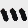 SWEATY BETTY All Shoes & Socks | Workout Trainer Socks 3 Pack Sb8984 Black-A