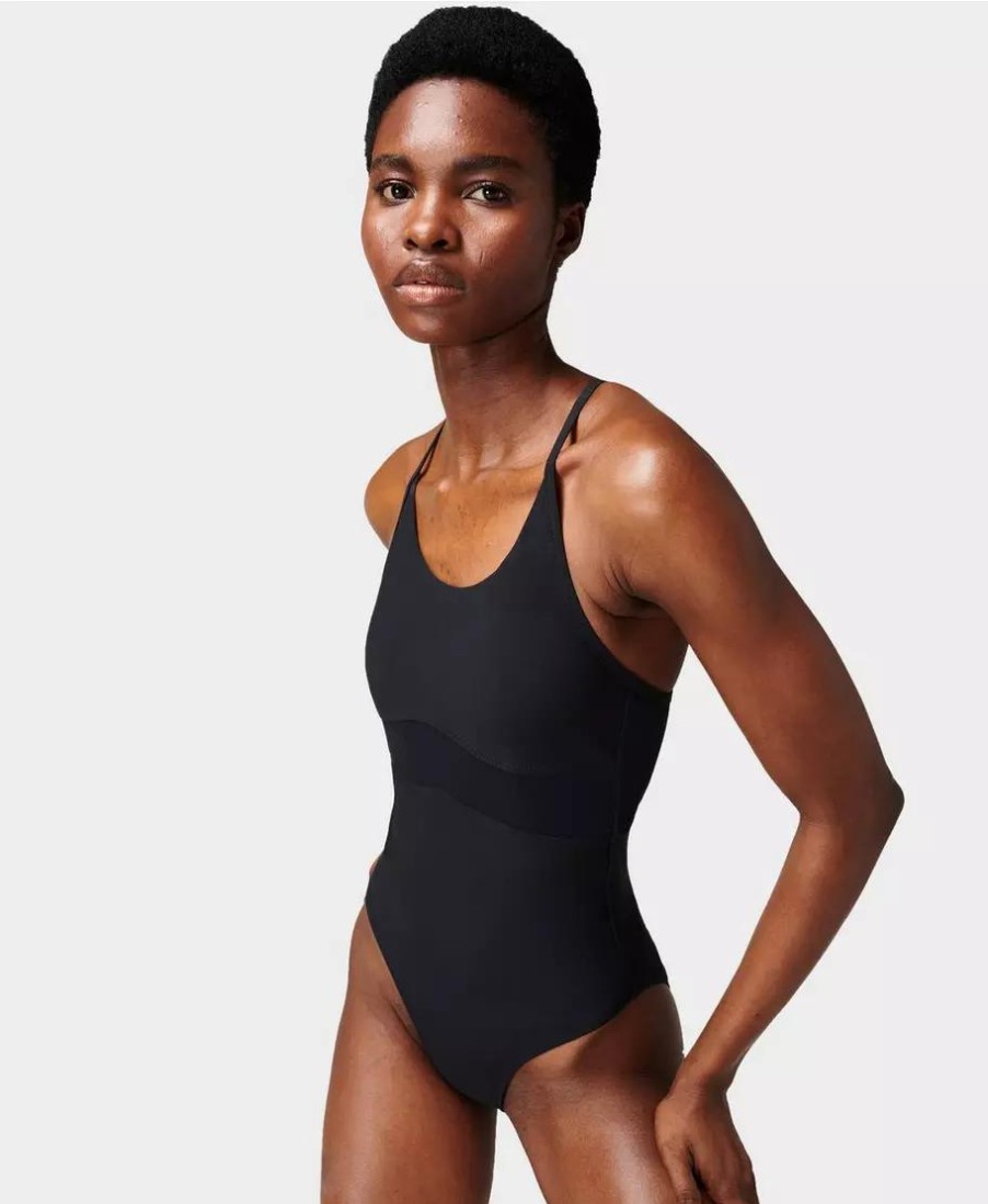 SWEATY BETTY Swimwear | Aqua Xtra Life Performance Swi Sb8258 Black-A