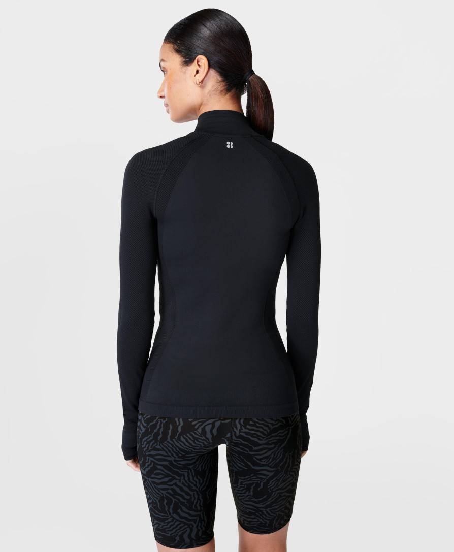 SWEATY BETTY Sweaters & Cardigans | Athlete Doubleweight Seamless Sb9452 Black