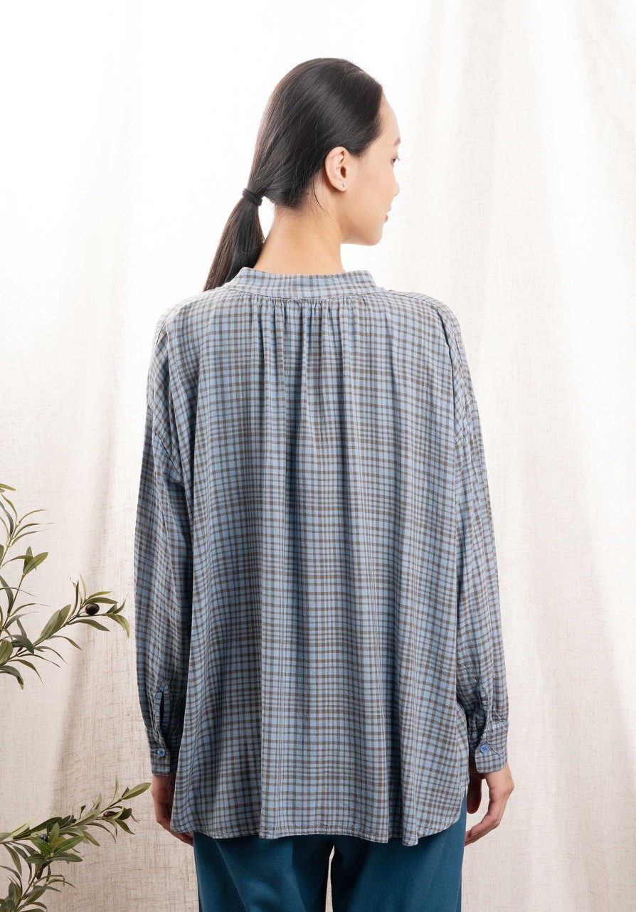 RUE MADAME Tops & Shirts | Blouse M19567 Light-Blue