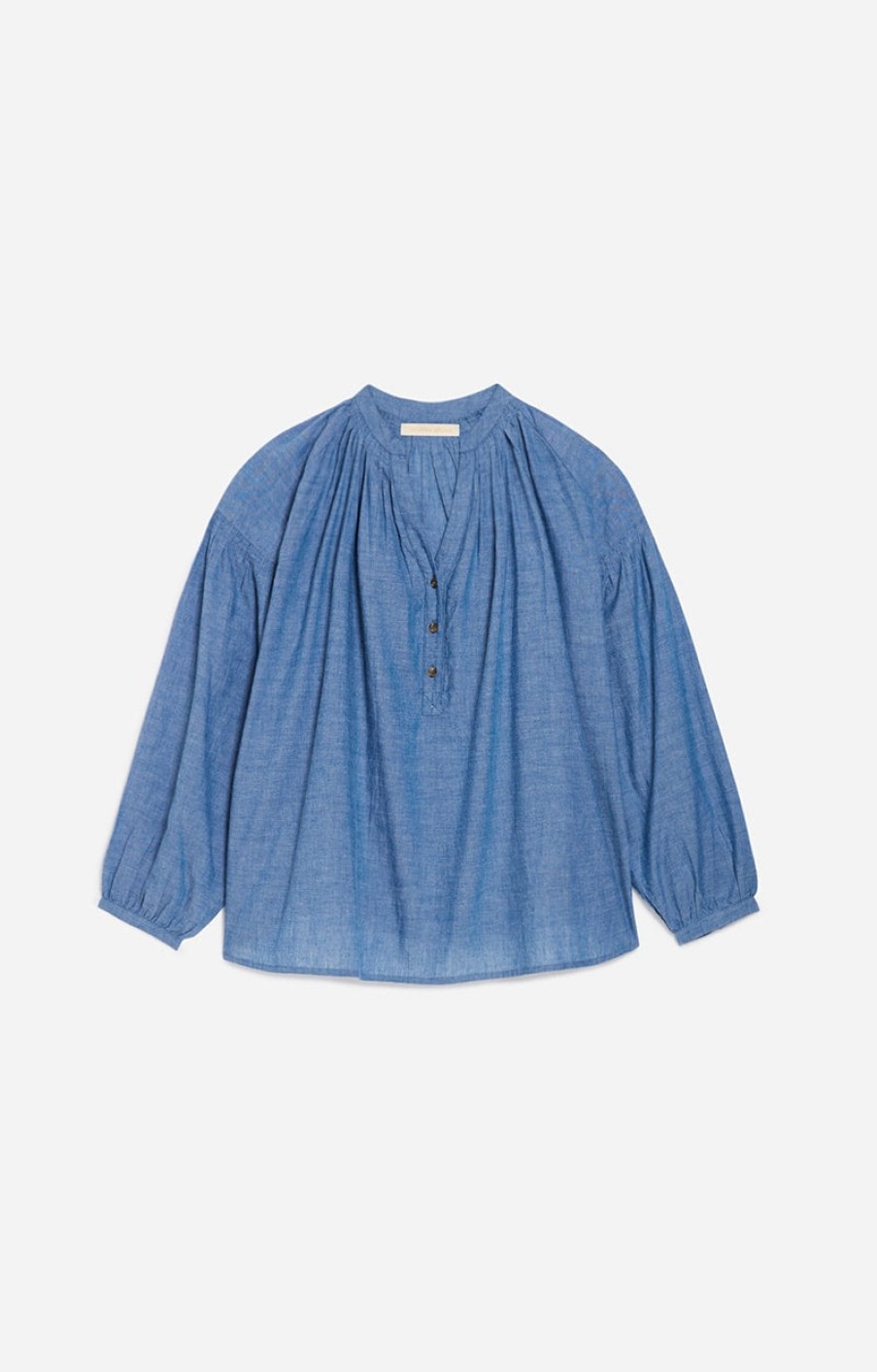 VANESSA BRUNO Tops & Shirts | Shirt Brad 4Eva02-V09227 Chambray