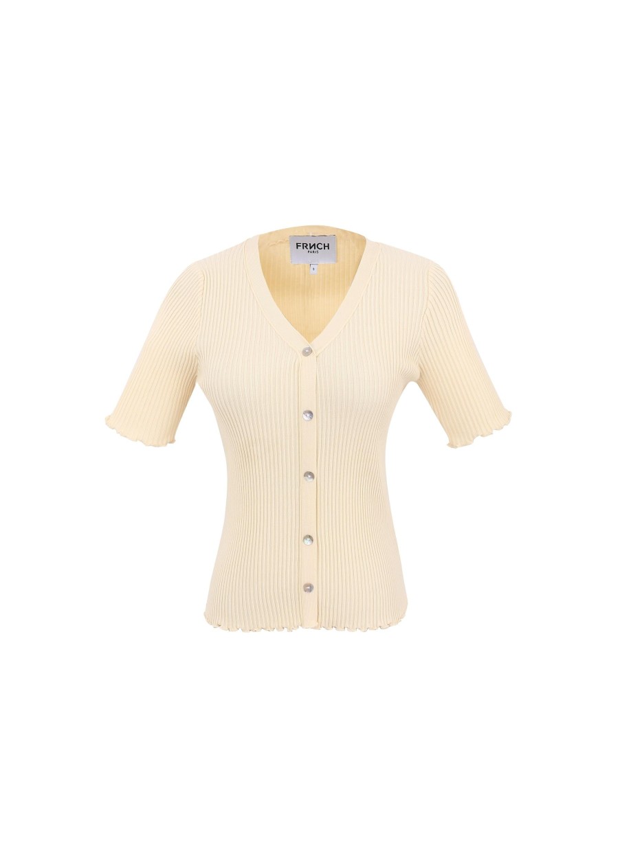 FRNCH Tops & Shirts | Blouse Ms24-09 Lisianne Creme