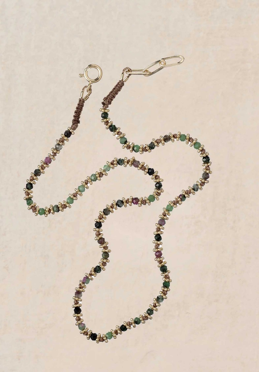 TITYARAVY All Jewelry | Necklace Kamala Kamala Collier Rubis-Zoisite