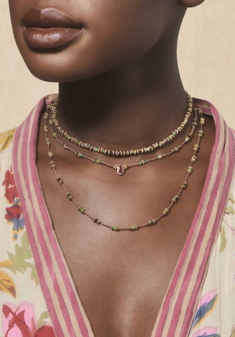 TITYARAVY All Jewelry | Necklace Kamala Kamala Collier Rubis-Zoisite