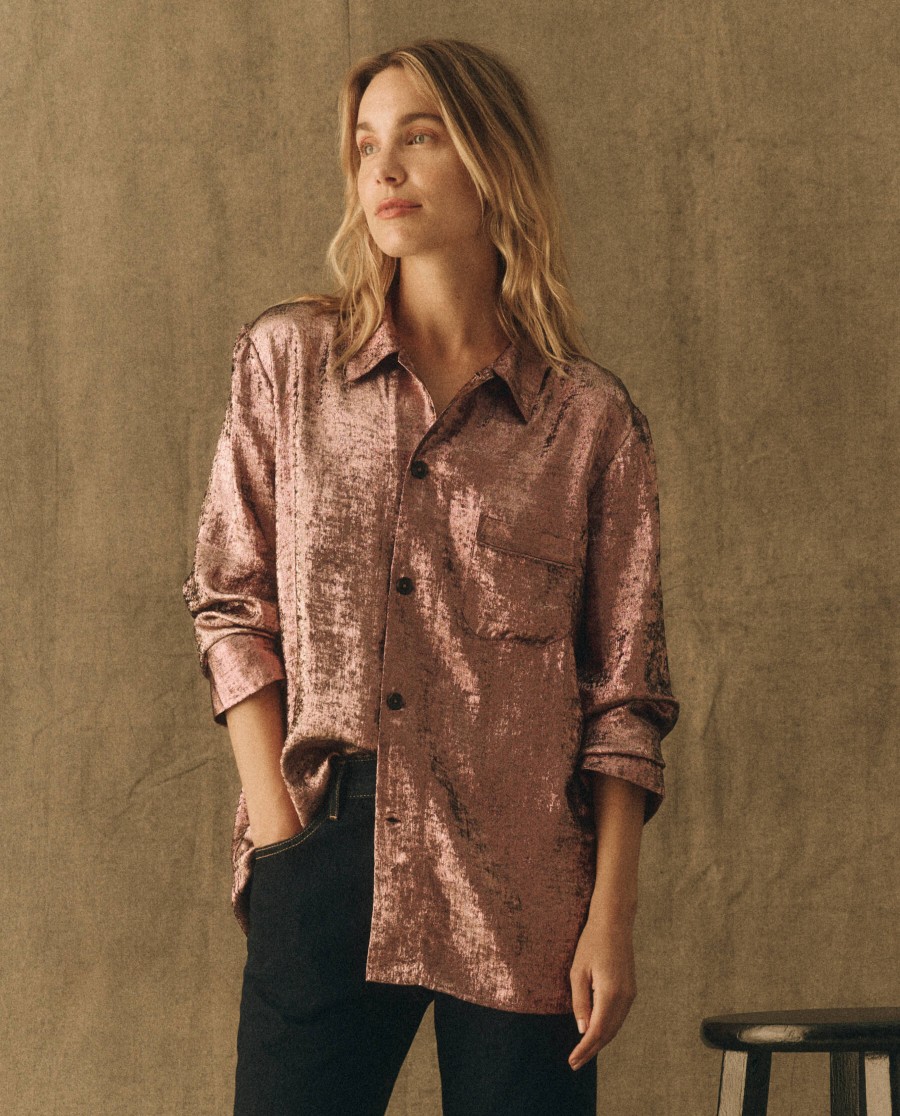 THE GREAT Tops & Shirts | Blouse T1227B764 Lounge Rose-Gold