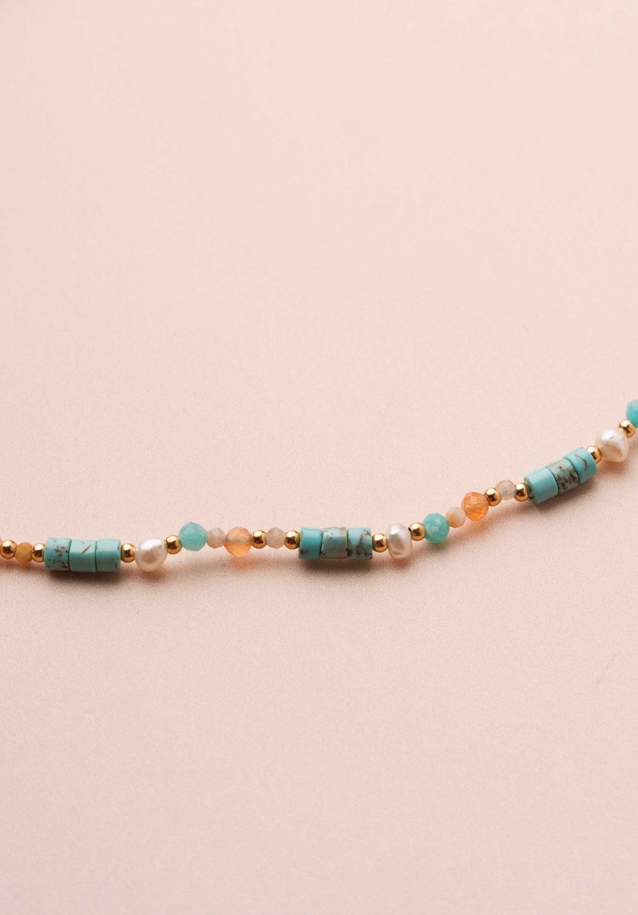 LES CLEIAS All Jewelry | Necklace Olyte Collier Turquoise