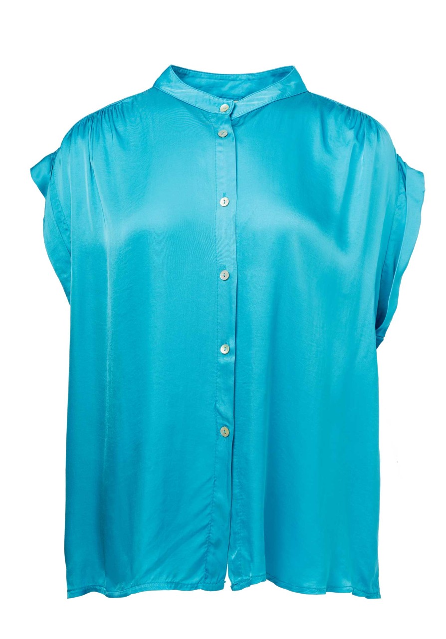 CLEMENCE Tops & Shirts | Blouse 13021 Blue