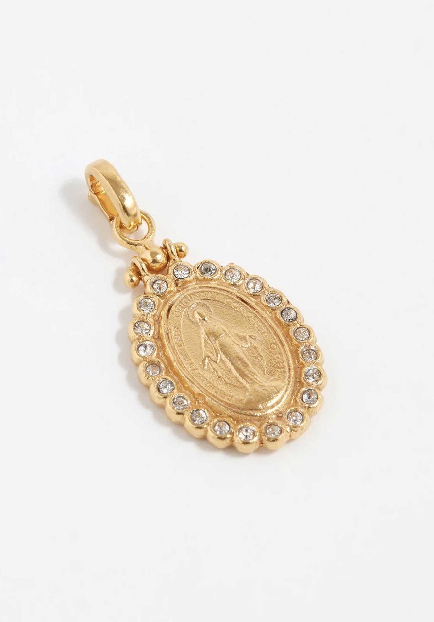 SORU All Jewelry | Pendant Clear Pellegrino Gold