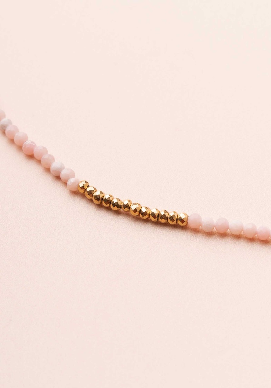 LES CLEIAS All Jewelry | Necklace Maiva Collier Opale-Rose