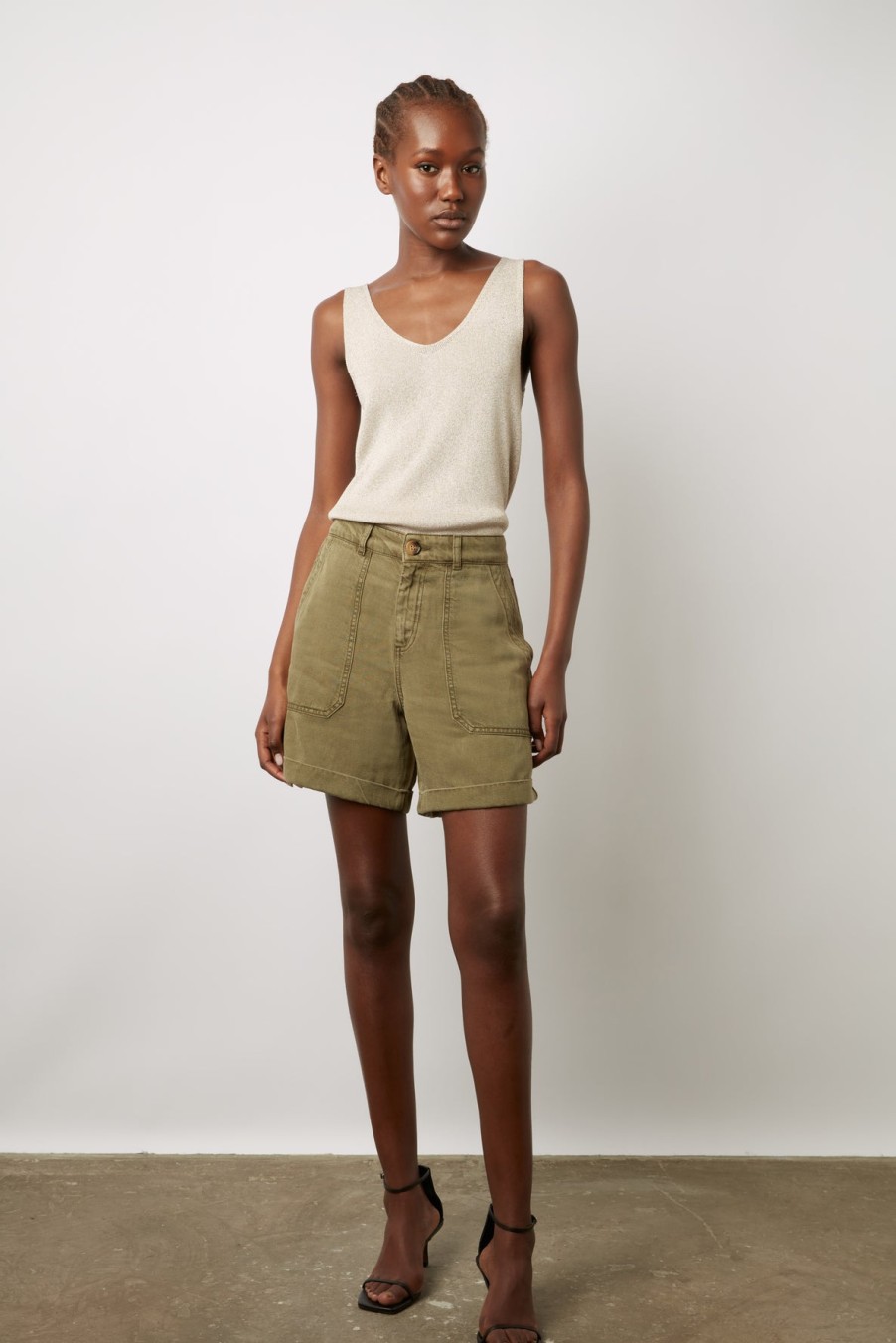 GERARD DAREL Gerard Darel | Trouser Catille Dzp43Z061 Khaki-Green