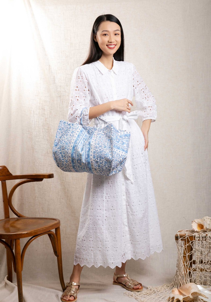 ALICIA BELL All Bags | Tote Bag Sp23A2 Bucket Bag Light-Blue-Floral