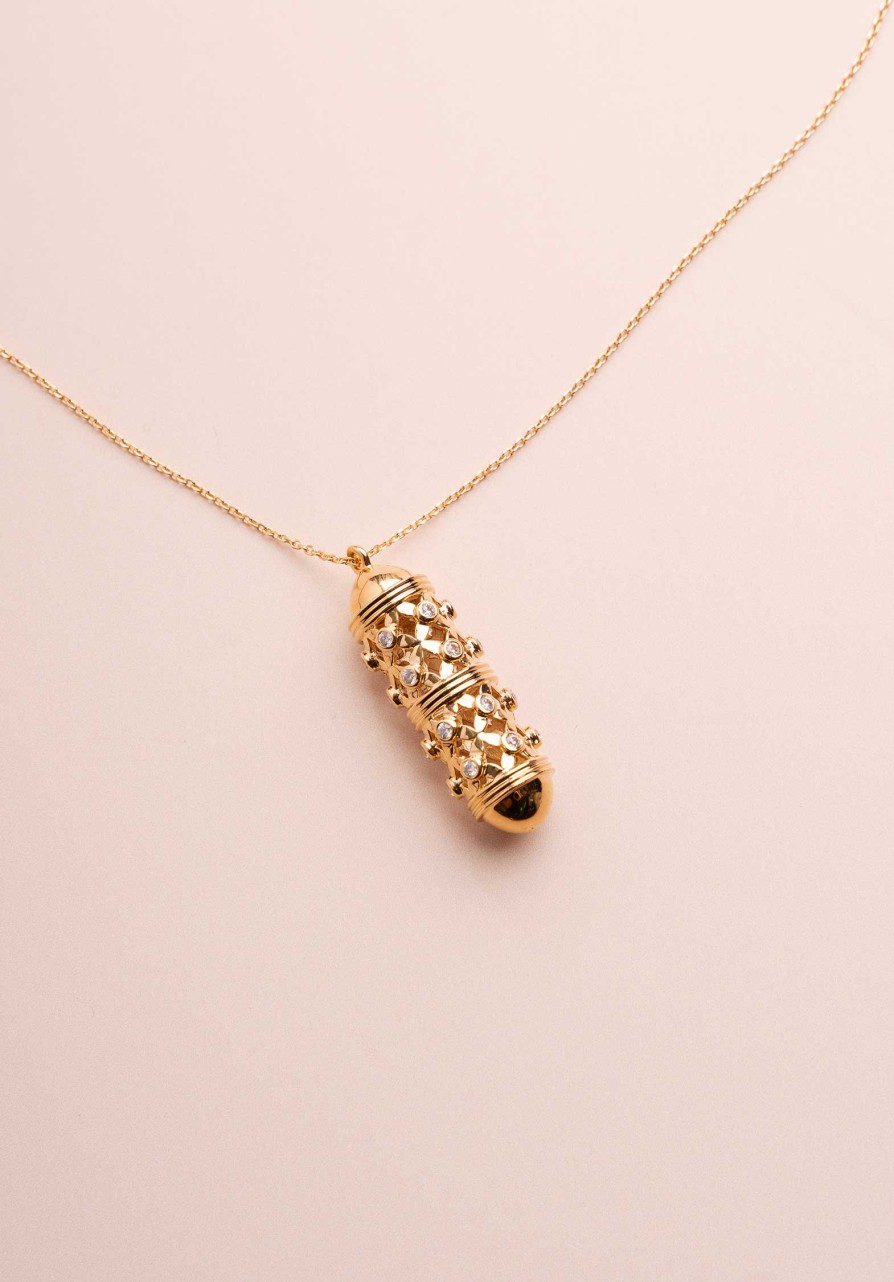 AU FIL DE LO All Jewelry | Necklace So734 Zirconium