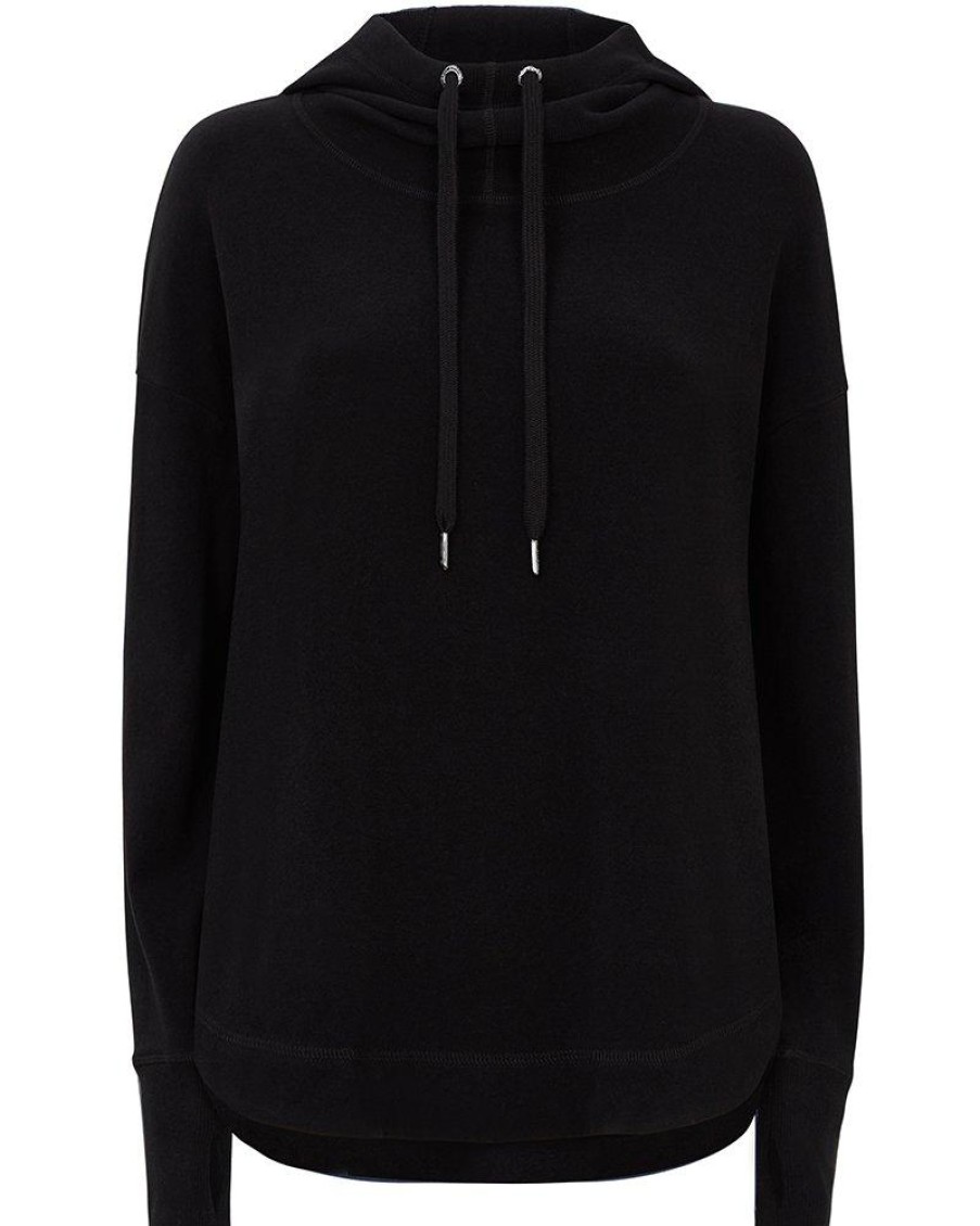 SWEATY BETTY Tops & Shirts | Escape Luxe Fleece Hoody Sb6426 Black