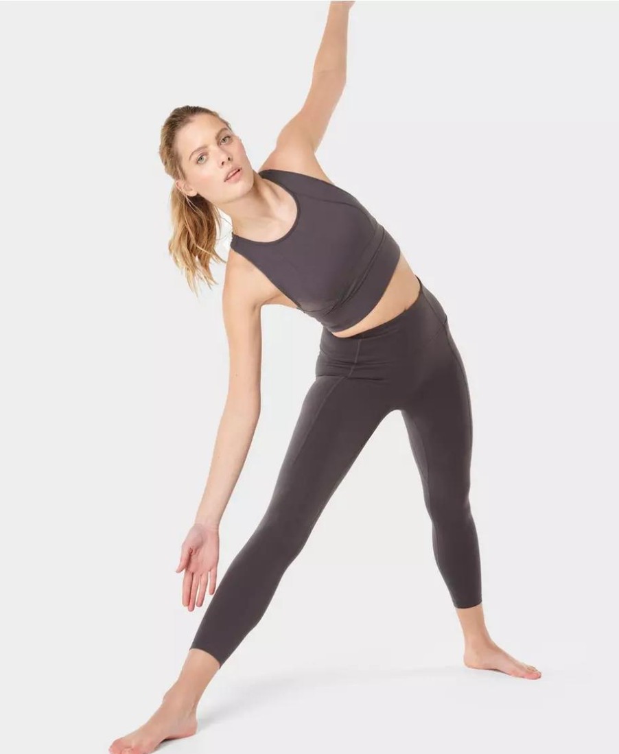 SWEATY BETTY Leggings | Super Soft 7/8 Yoga Leggings Sb6916 78 Urban-Grey