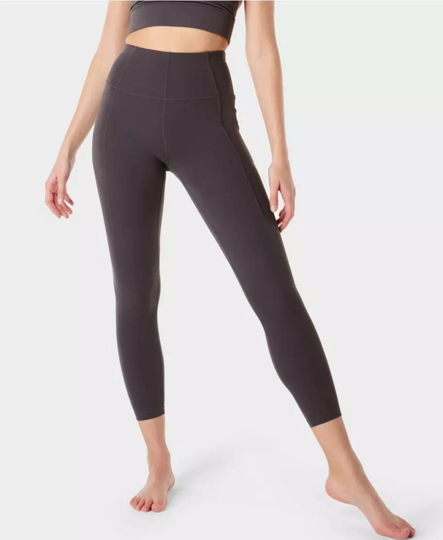 SWEATY BETTY Leggings | Super Soft 7/8 Yoga Leggings Sb6916 78 Urban-Grey