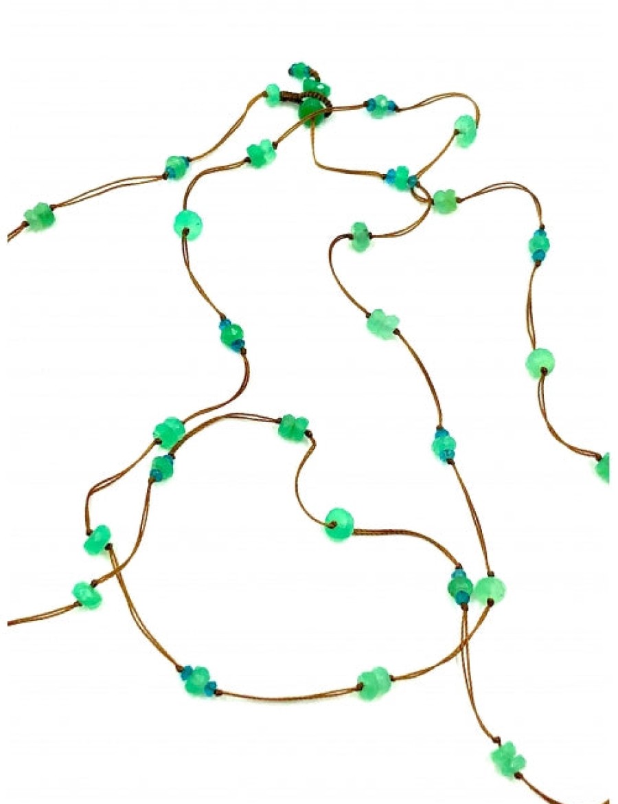 SHARING All Jewelry | Necklace Laly Chrysoprase