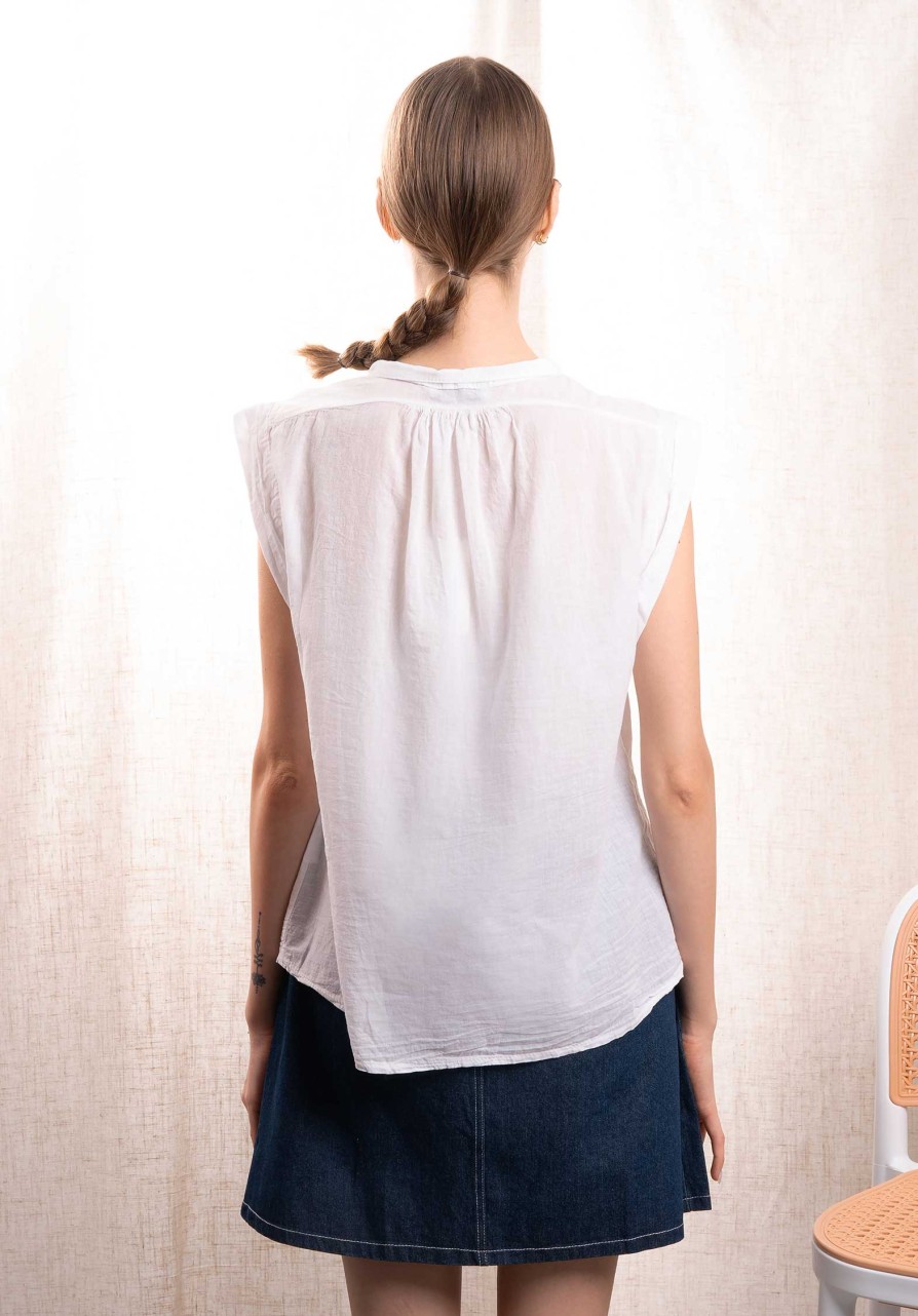 CLEMENCE Tops & Shirts | Blouse 13021 C White