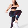 SWEATY BETTY Leggings | Power 7/8 Workout Leggings Sb5400A 78 Black-Gradient-Dot-P